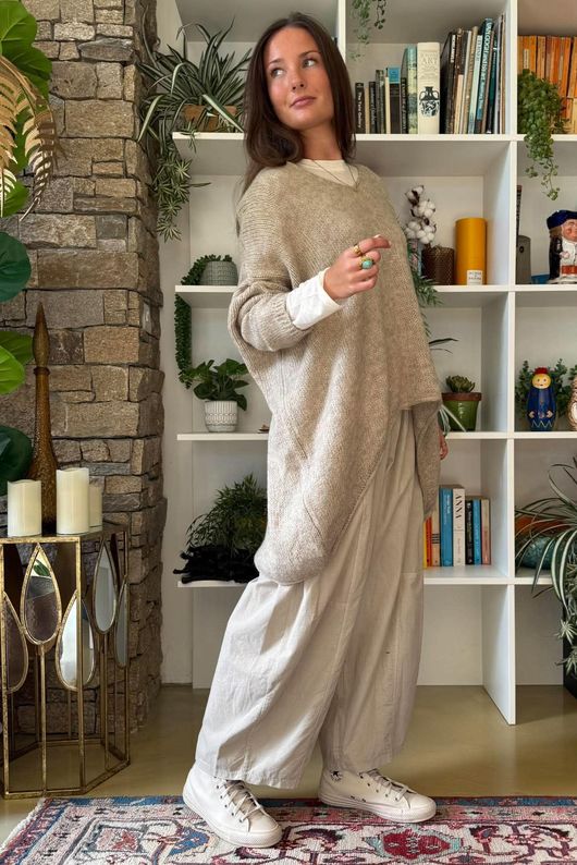 Big Softie Archie Slouch Knit Oatmeal
